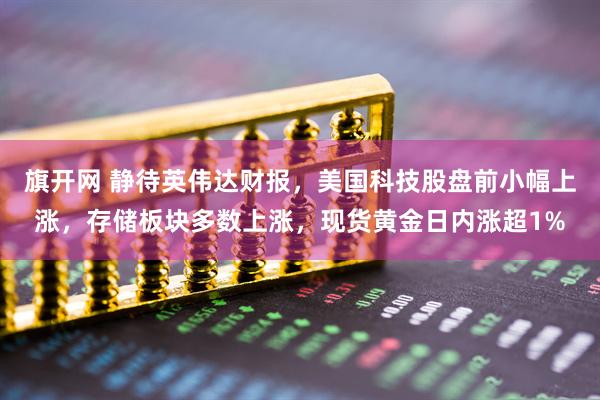 旗开网 静待英伟达财报，美国科技股盘前小幅上涨，存储板块多数上涨，现货黄金日内涨超1%