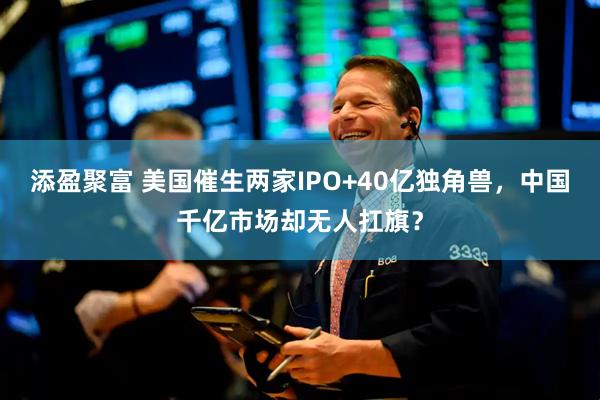添盈聚富 美国催生两家IPO+40亿独角兽，中国千亿市场却无人扛旗？