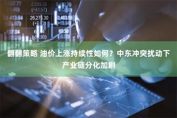 翻翻策略 油价上涨持续性如何？中东冲突扰动下产业链分化加剧