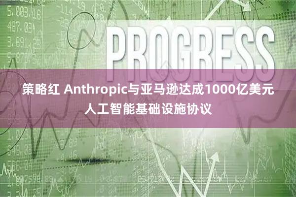 策略红 Anthropic与亚马逊达成1000亿美元人工智能基础设施协议