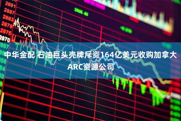 中华金配 石油巨头壳牌斥资164亿美元收购加拿大ARC资源公司