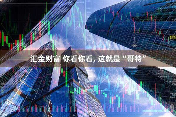 汇金财富 你看你看, 这就是“哥特”