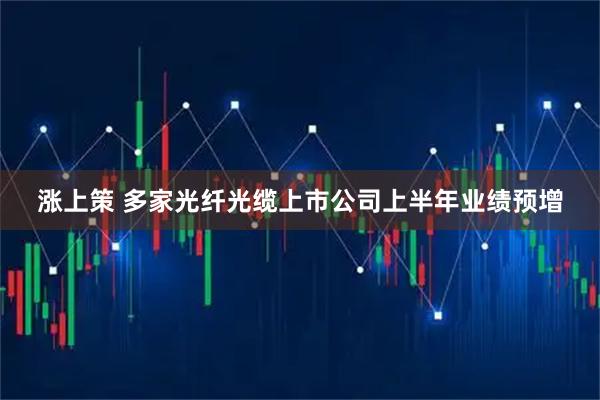 涨上策 多家光纤光缆上市公司上半年业绩预增